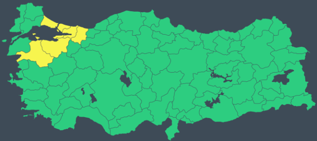 İstanbul'a "sarı" uyarı: Kar ve fırtınaya dikkat